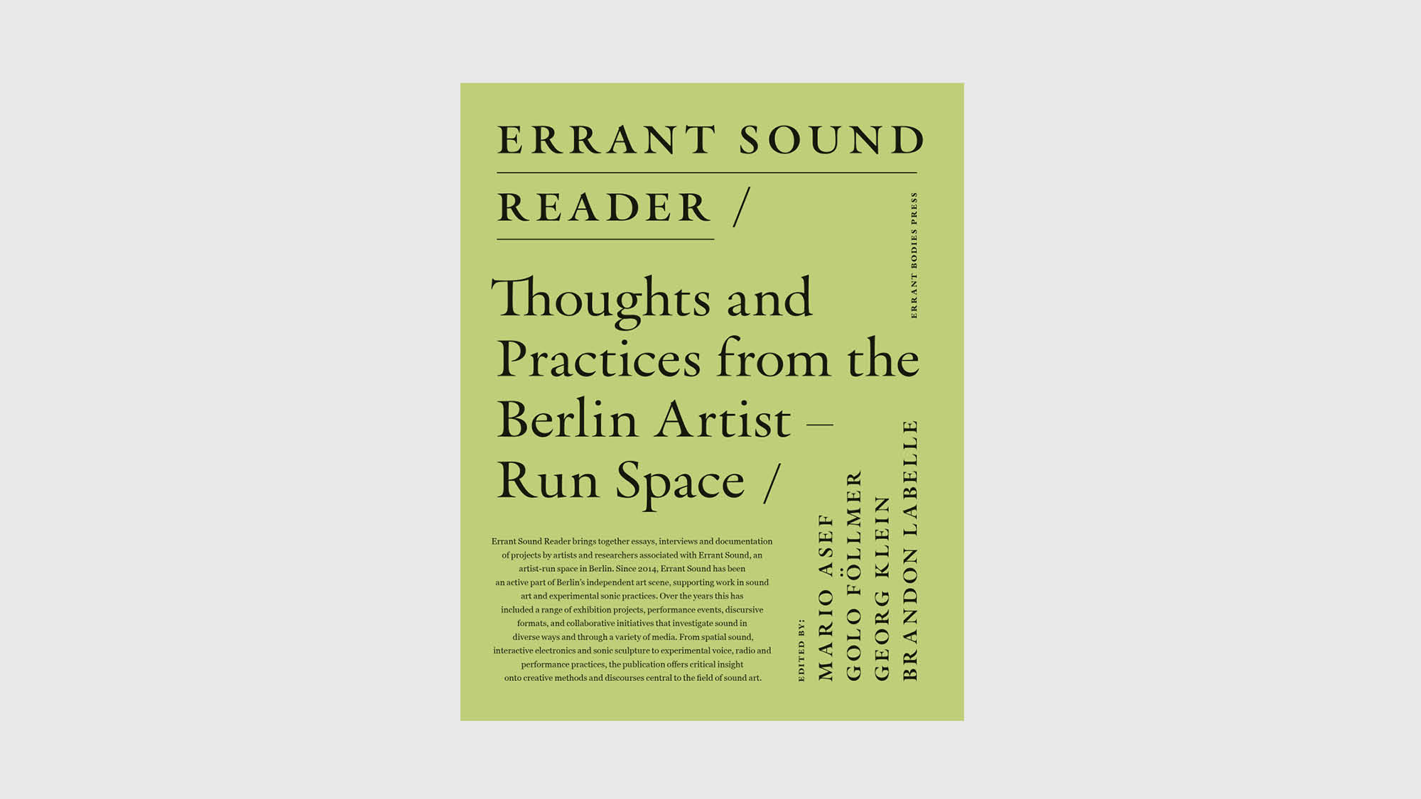 Errant Sound Reader